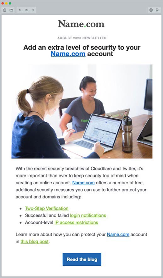 Email Newsletter